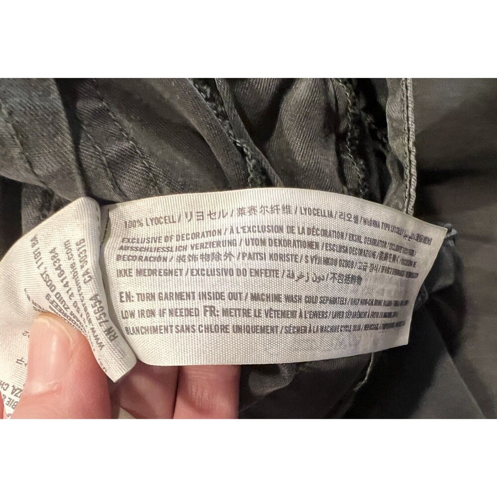 Abercrombie Fitch jogger Pants Womens Sz XS lyocell tapered High Rise Lagenlook - Picture 7 of 10